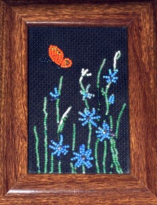 Butterfly watercolor painting