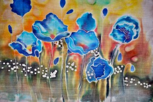 Flowers watercolor painting